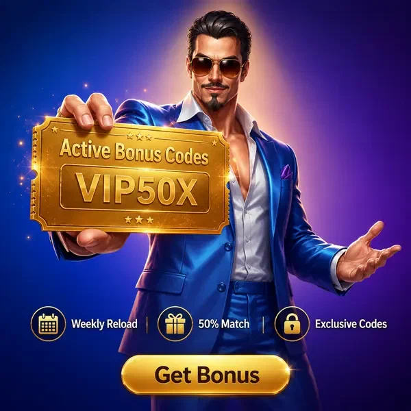 Anfitrião carismático revelando códigos de bônus exclusivos no Coolzino Casino com voucher dourado